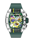 SAPPHIRE CHRONOGRAPH GREEN ICE CREAM