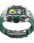 SAPPHIRE CHRONOGRAPH GREEN ICE CREAM