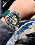 SAPPHIRE CHRONOGRAPH GREEN ICE CREAM