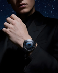 CIGA DESIGN X LABEL NOIR AUTOMATIC WATCH BLUE PLANET II TITANIUM