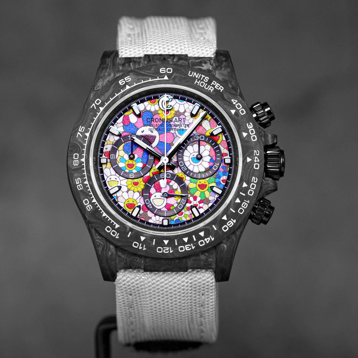 CRONUS ART DAYTONA EMERALD 'MURAKAMI' WHITE NTPT CARBON FIBER