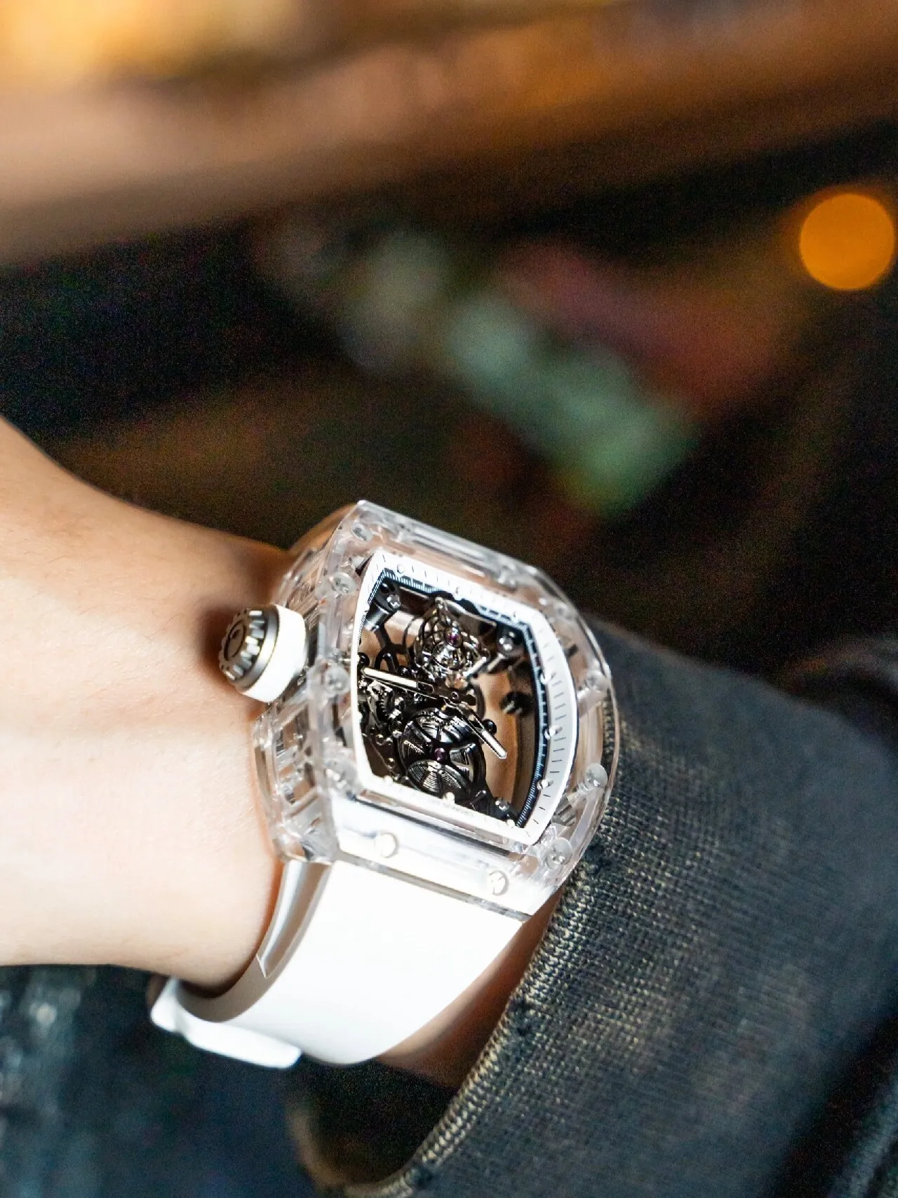 TOURBILLON SAPPHIRE WHITE