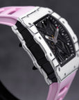 SILVERSTONE NTPT WHITE CARBON FIBER PINK RUBBER