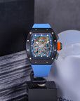 TRACK CHRONOGRAPH CM09 CARBON BLUE-ORANGE