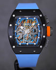 TRACK CHRONOGRAPH CM09 CARBON BLUE-ORANGE