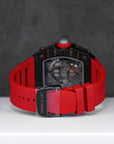 SILVERSTONE NTPT BLACK CARBON FIBER RED RUBBER