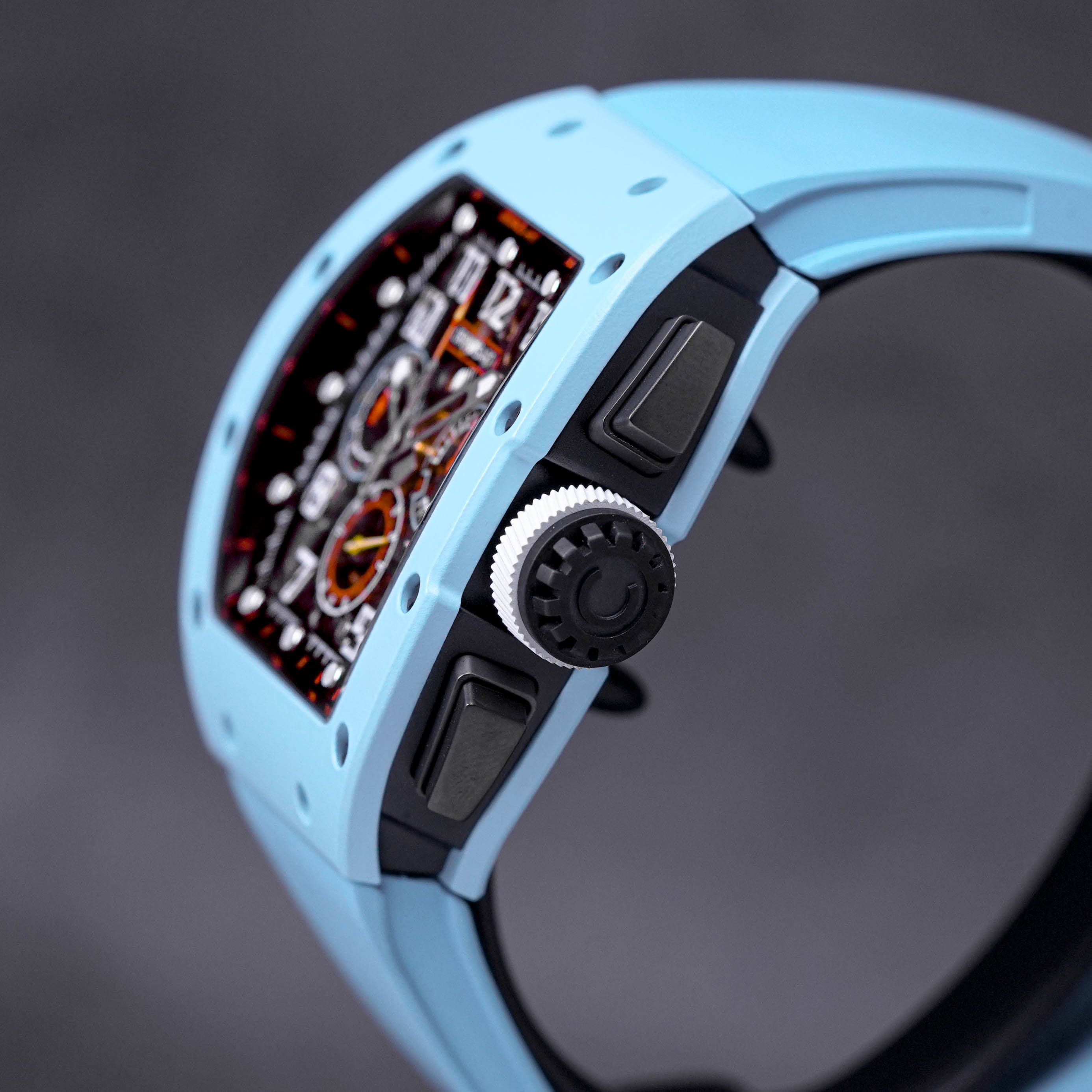 CRONUS ART TRACK CHRONOGRAPH CM09 CARBON BLUE – kronometry.id