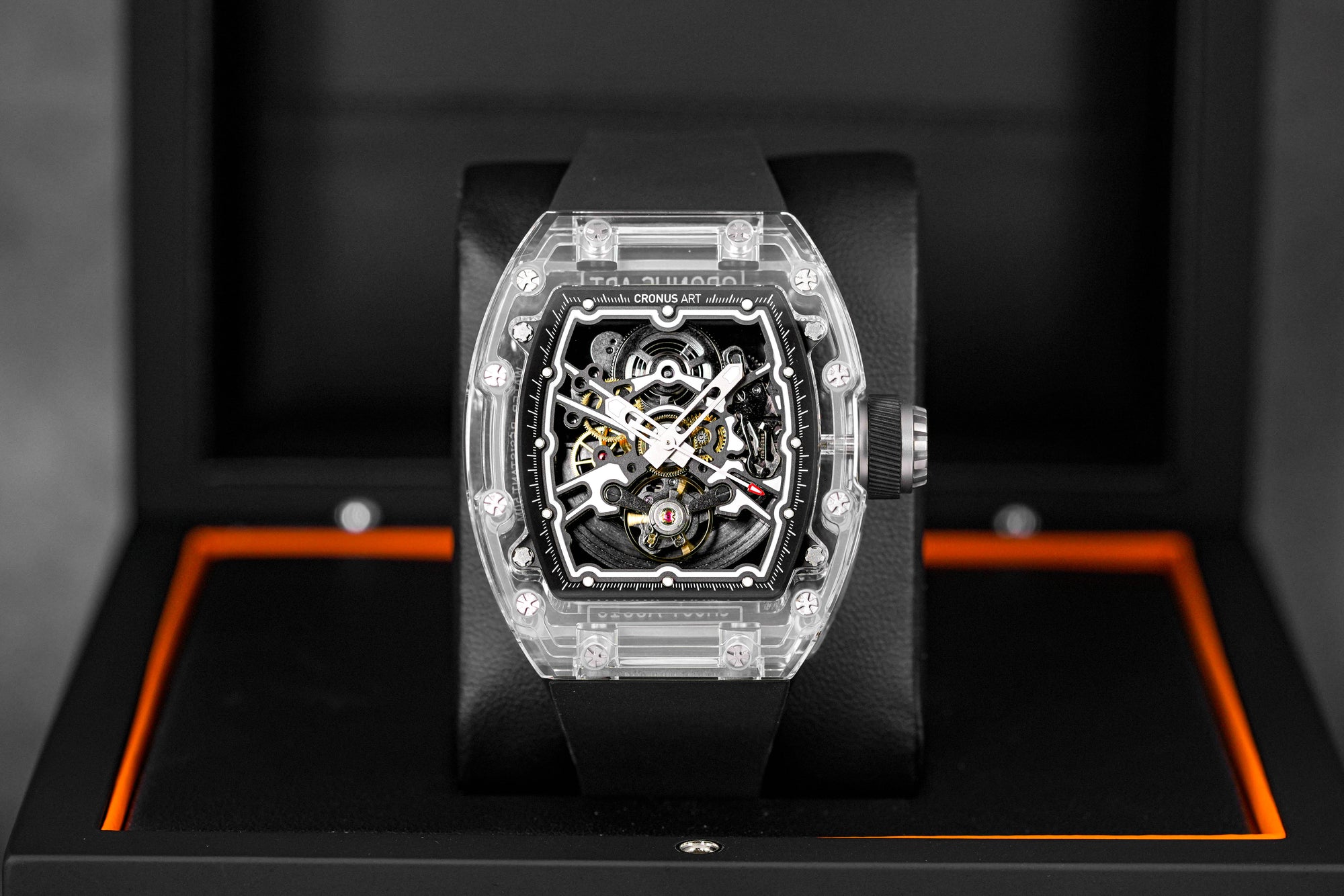 CM001 CRYSTAL SKELETON BLACK