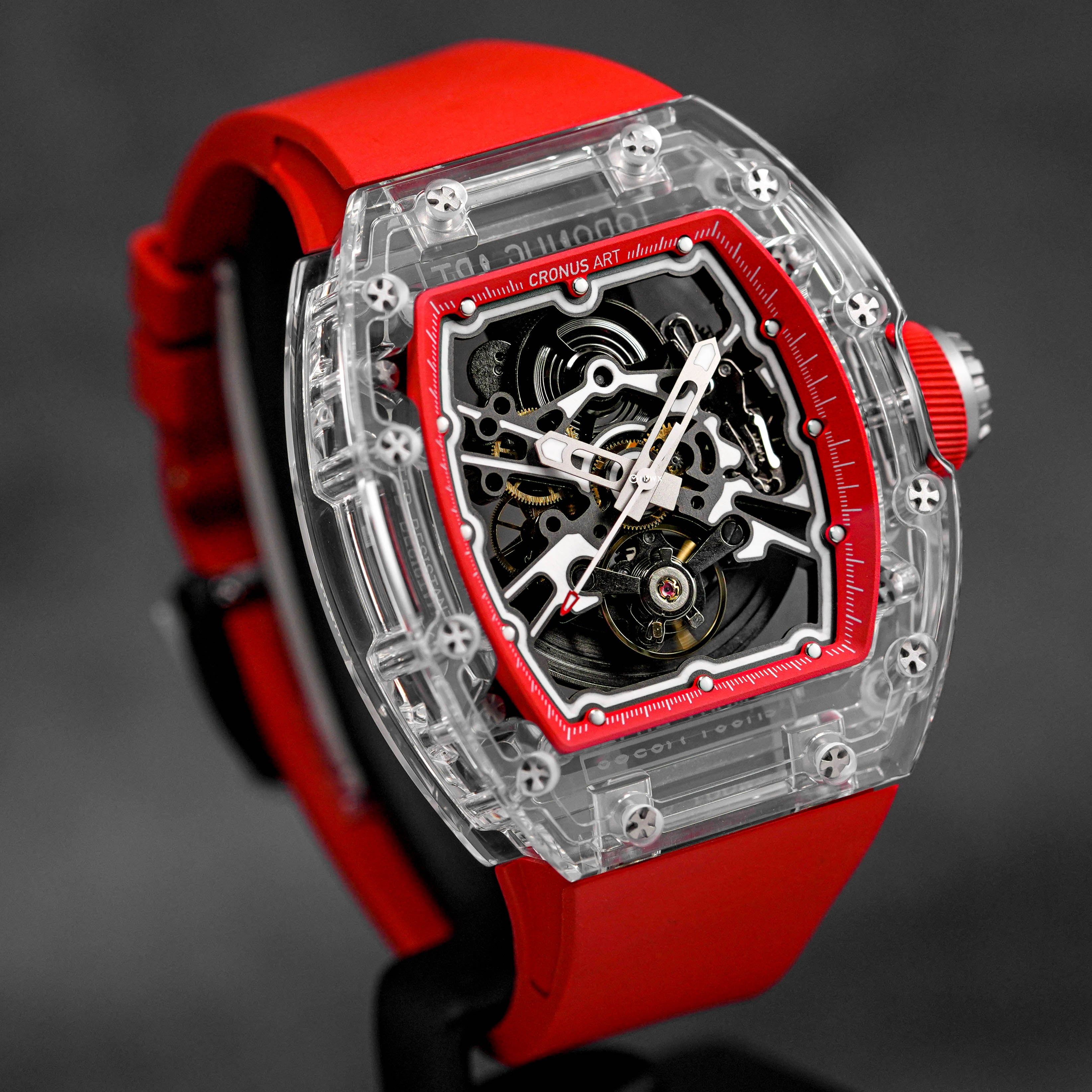 CRONUS ART CM001-056 CRYSTAL SKELETON RED – kronometry.id