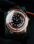 PLAYER SERIES ROSE GOLD POKER ROULETTE WATCH