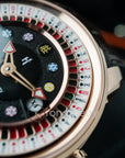 PLAYER SERIES ROSE GOLD POKER ROULETTE WATCH