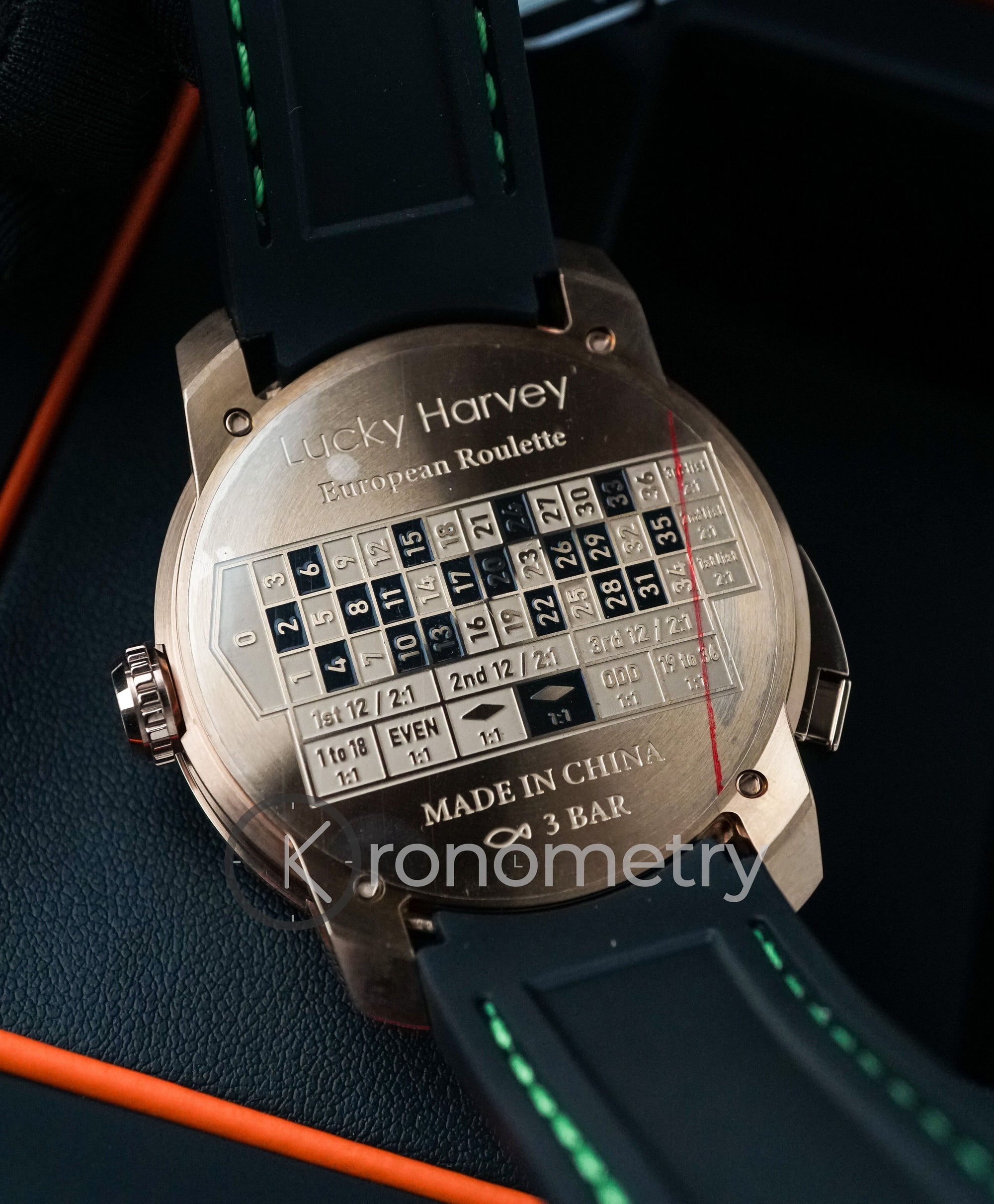 PLAYER SERIES ROSE GOLD EUROPEAN ROULETTE WATCH