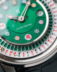 PLAYER SERIES SILVER POKER ROULETTE WATCH