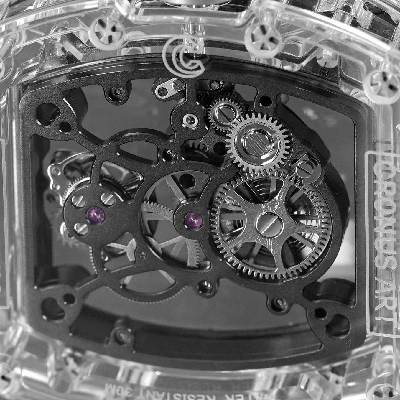 Tourbillon Sapphire Black